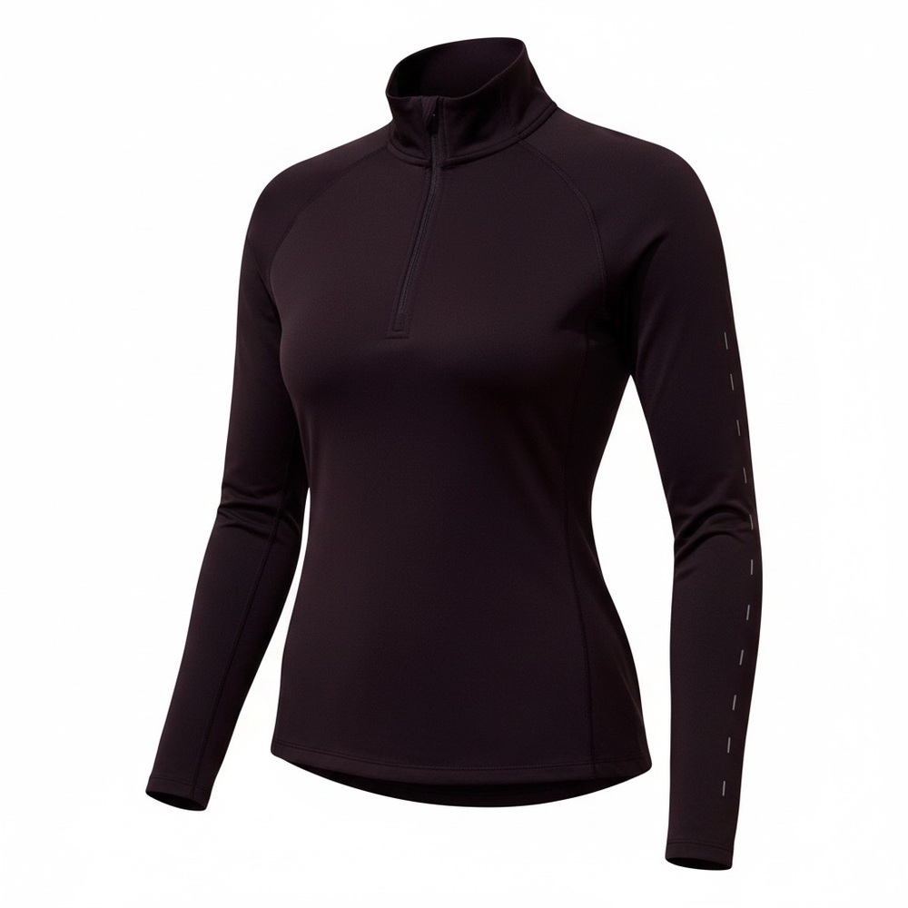 Nike Pro hyperwarm burgundy performance pullover, small